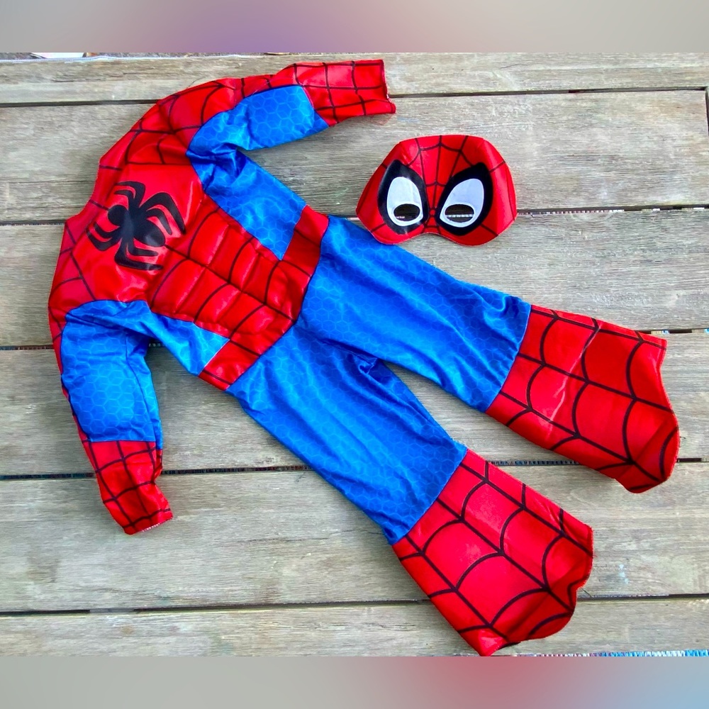 Spiderman Spidey Halloween Costume Toddler 2T-3T